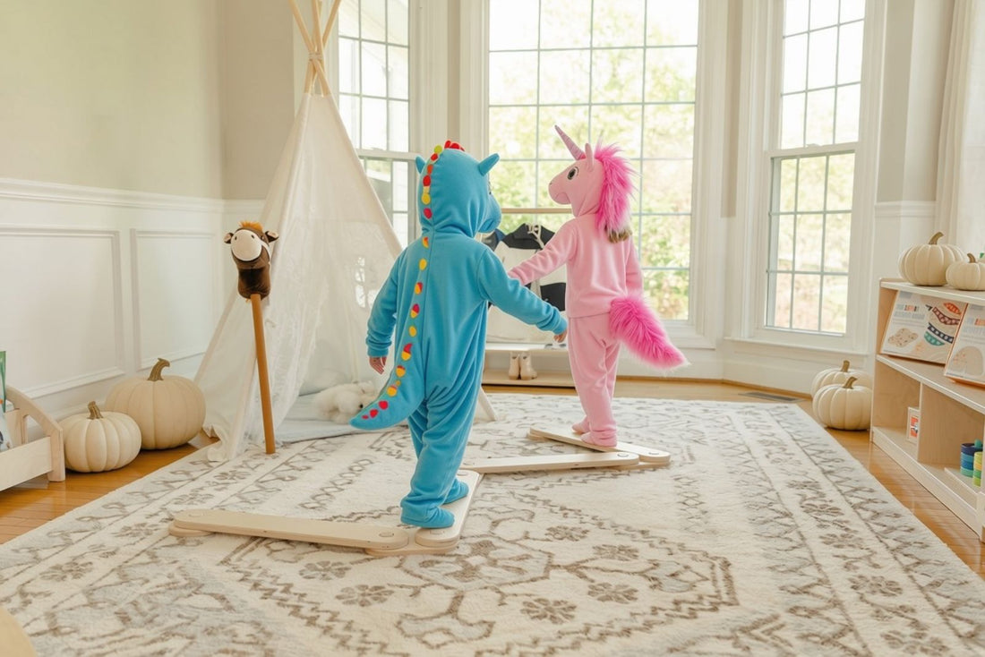 How to Build a Halloween Obstacle Course for Toddlers Indoors