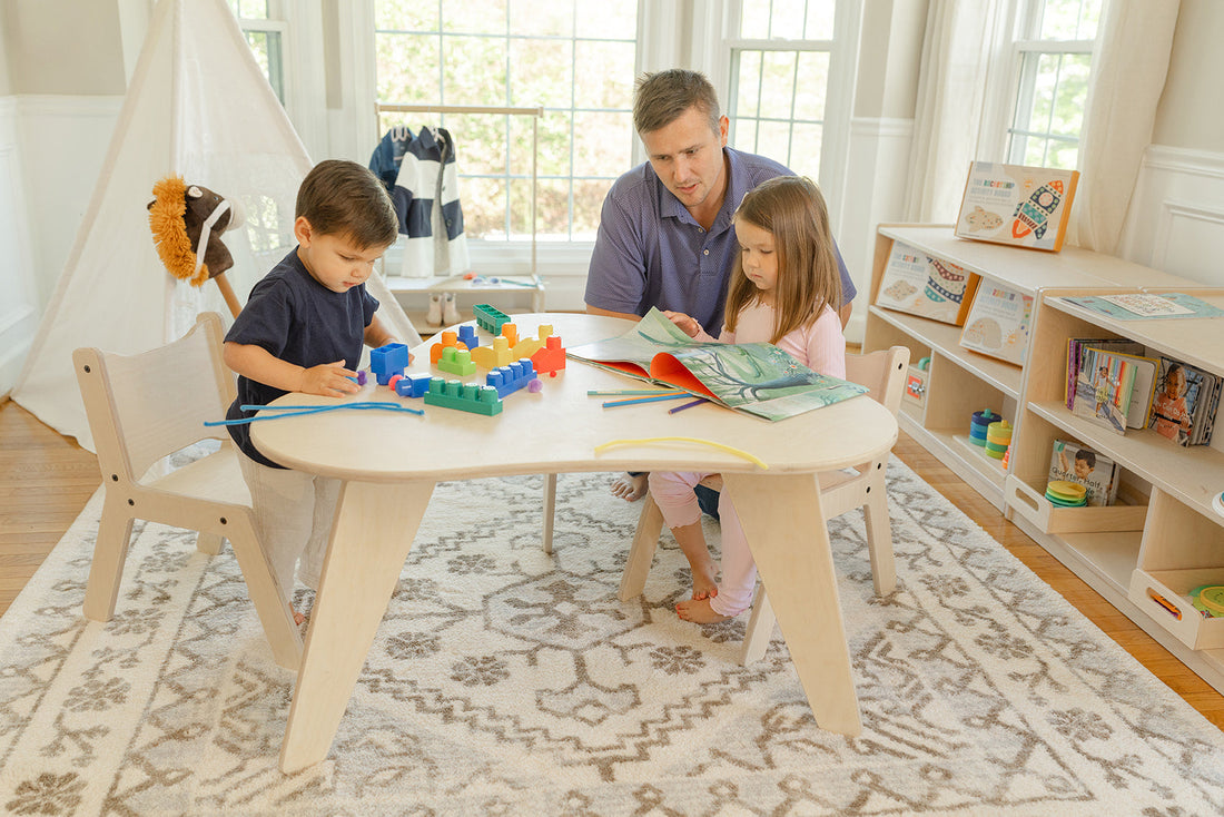 One Table, Two Ages: How to Set Up a Kids Table for Siblings of Different Ages